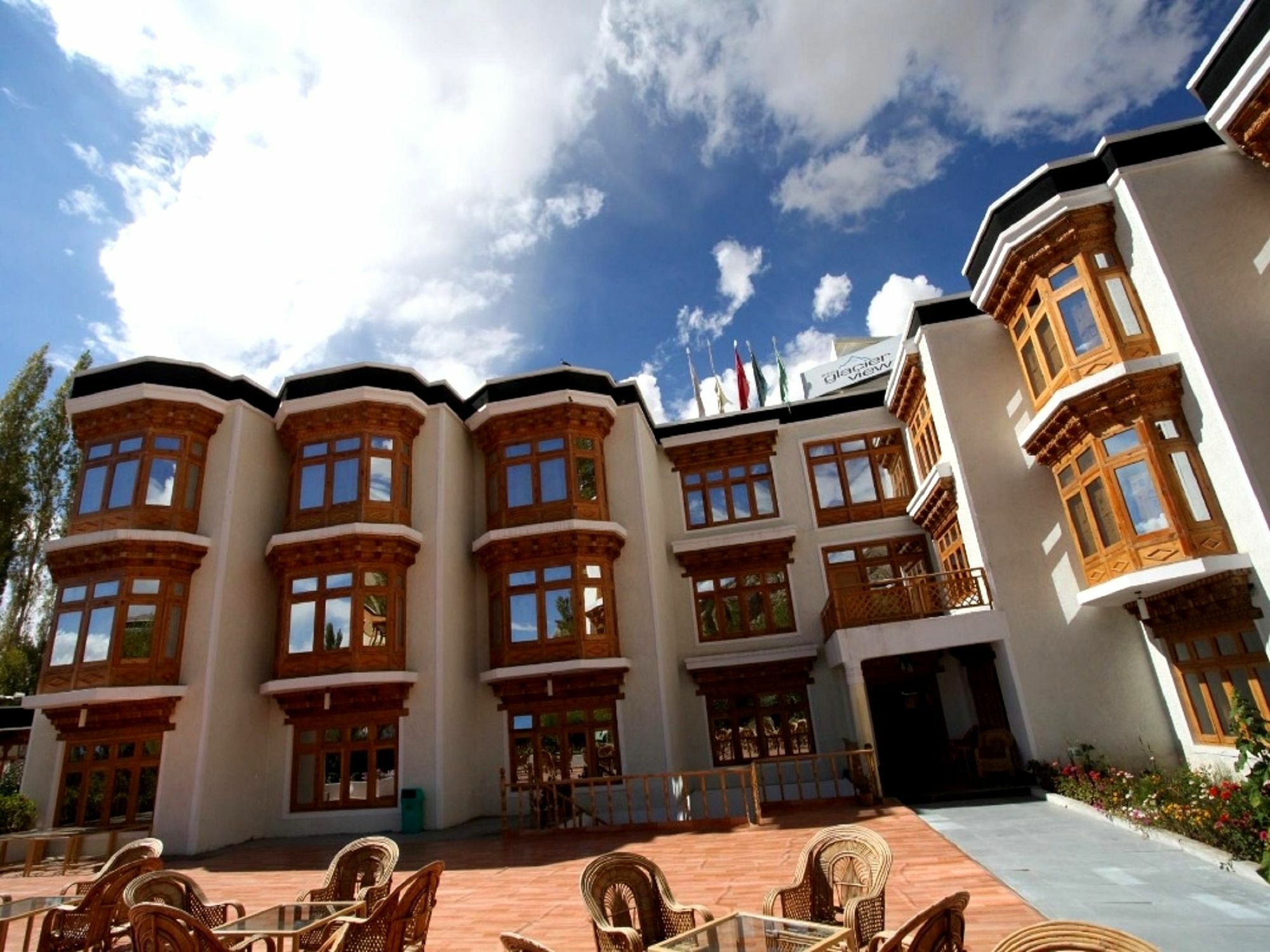 Hotel New Glacier View Leh Kültér fotó